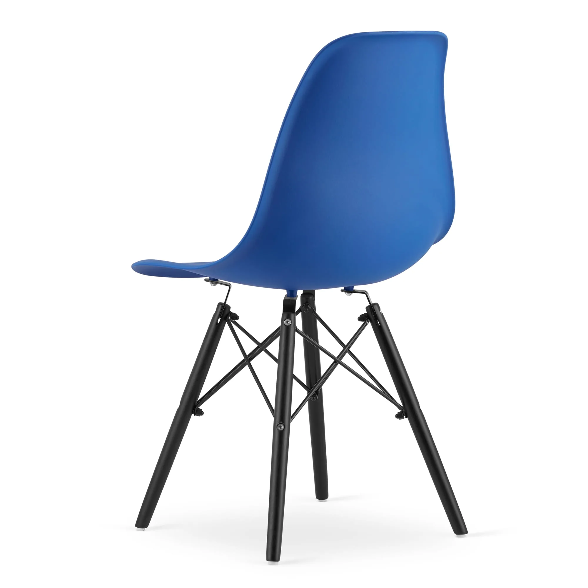 Krzesło OSAKA niebieskie nogi czarne