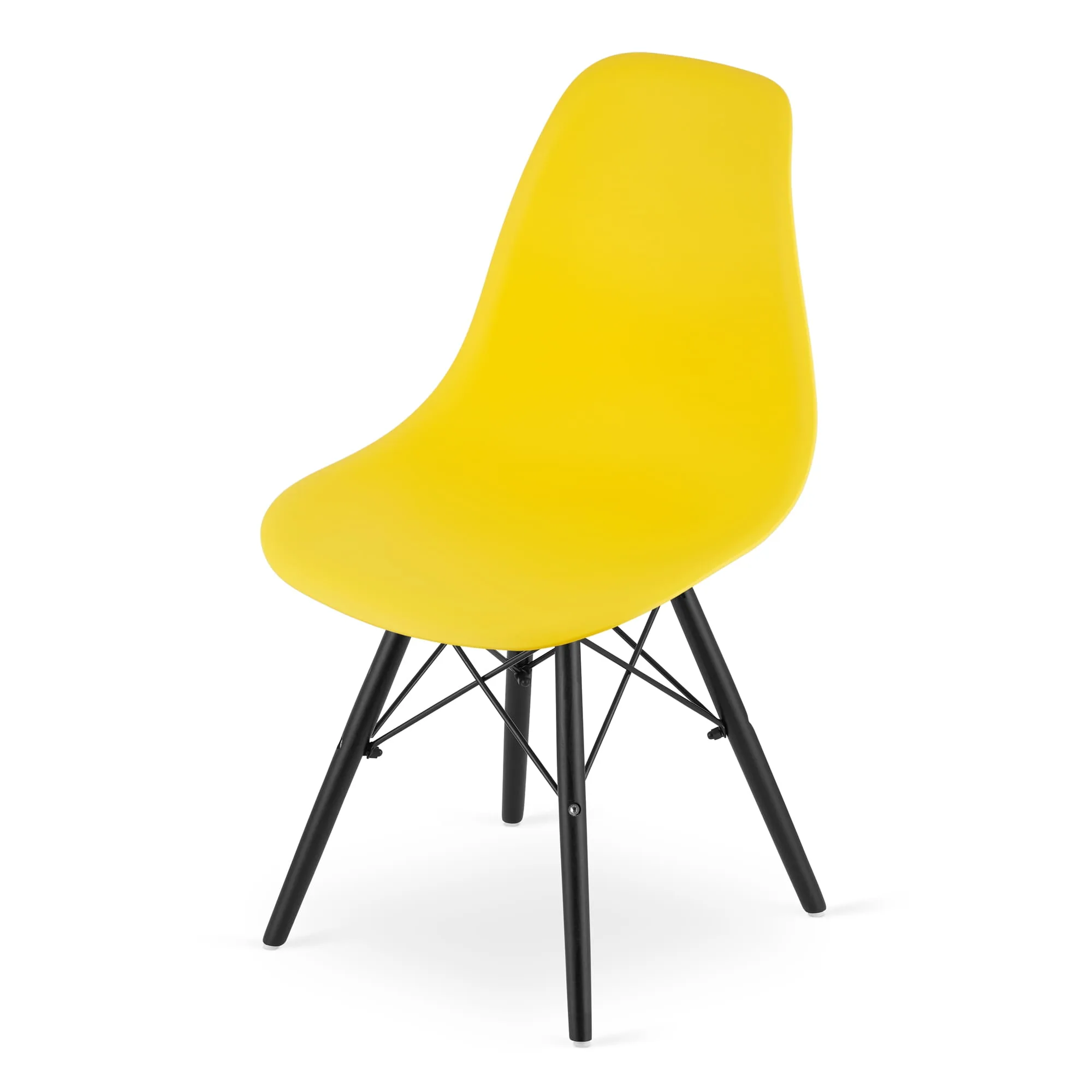 Krzesło OSAKA żółte nogi czarne