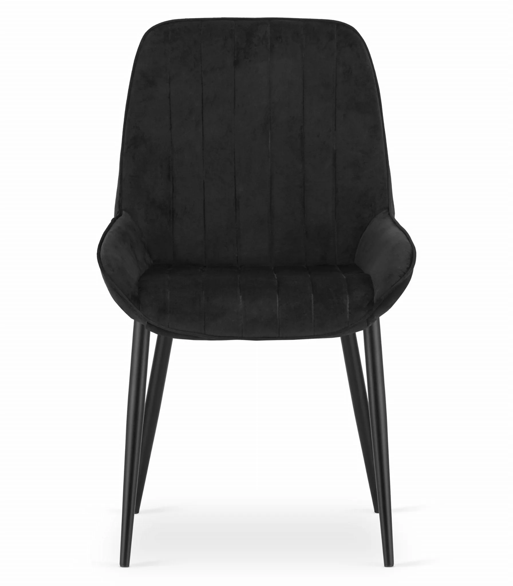 Krzesło LARY aksamit czarny