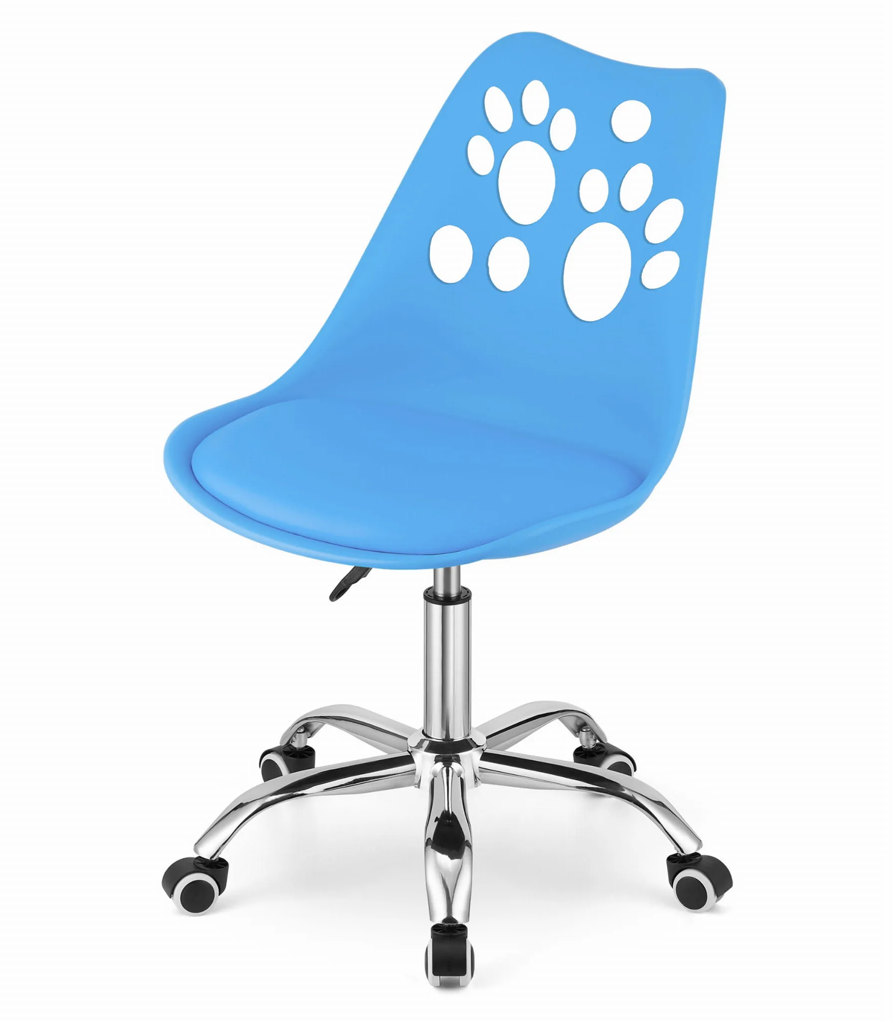 Krzesło obrotowe PRINT niebieskie