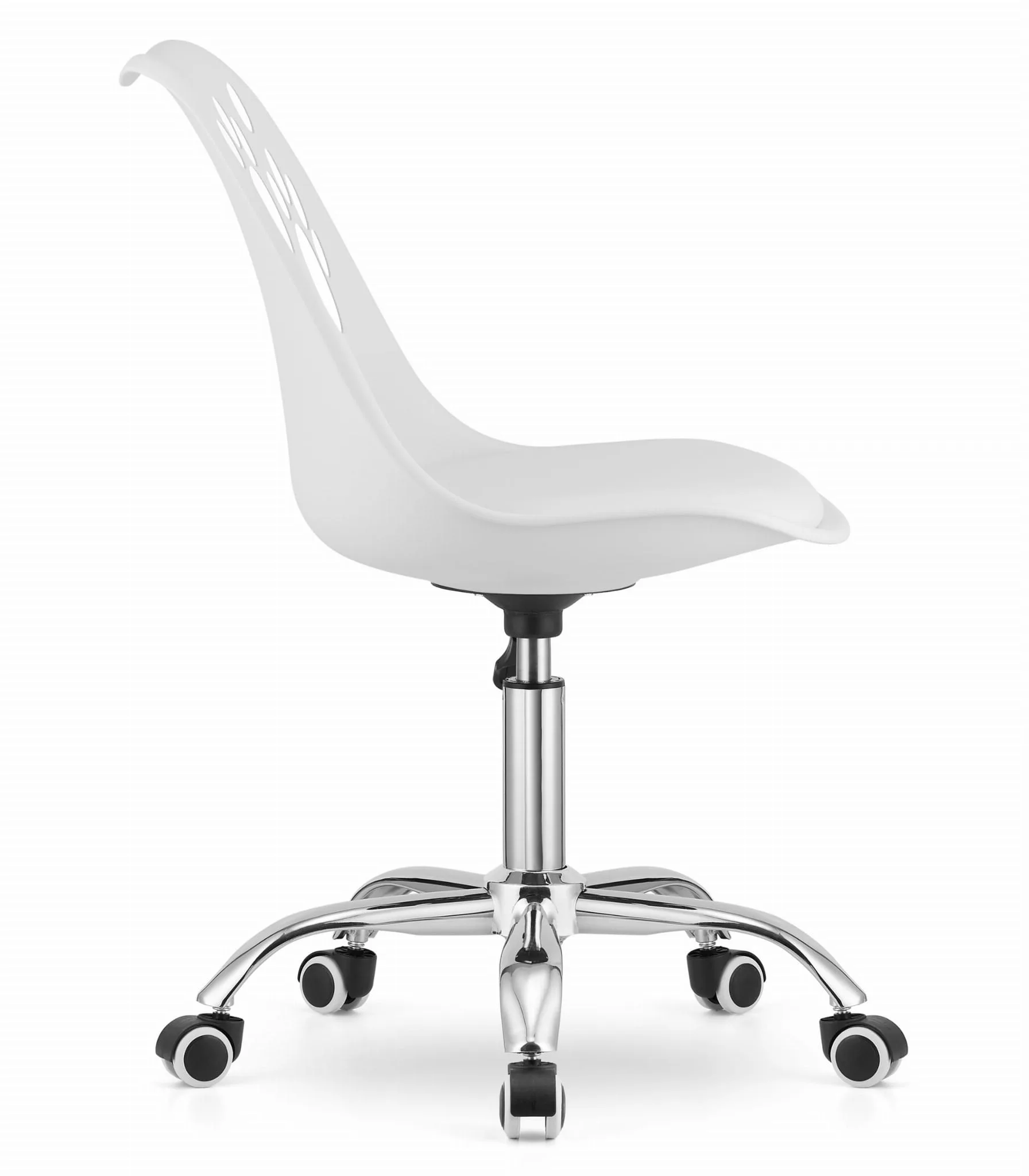 Krzesło obrotowe PRINT białe