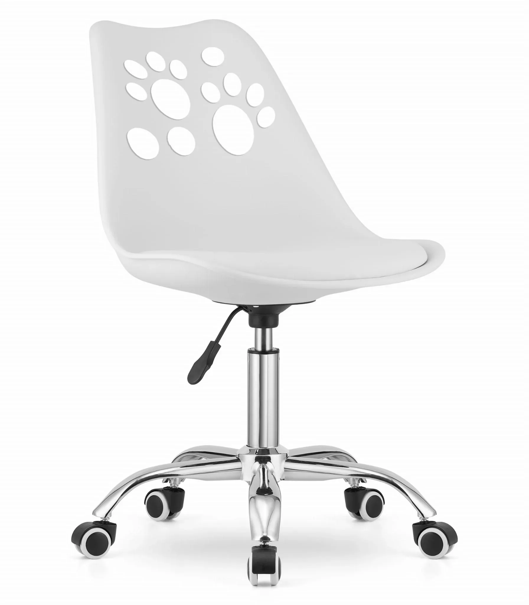 Krzesło obrotowe PRINT białe