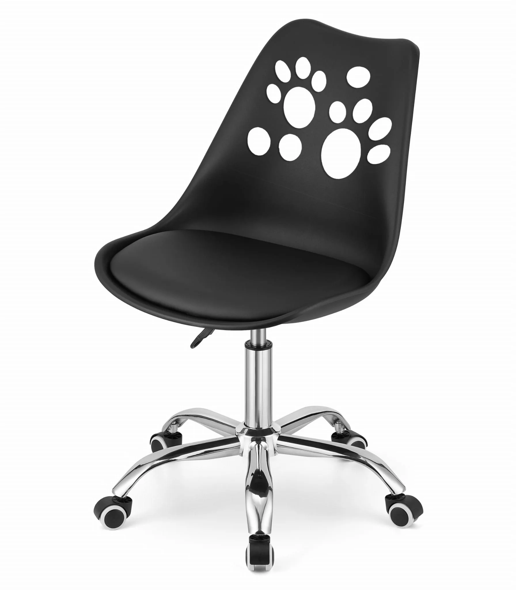 Krzesło obrotowe PRINT czarne