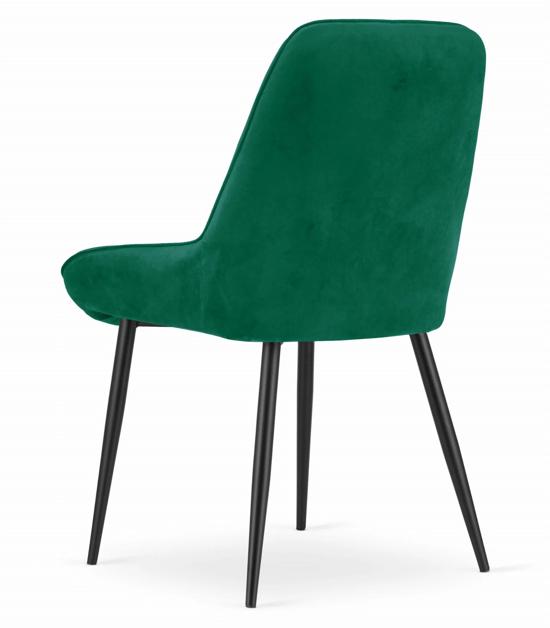 Krzesło LARY aksamit ciemna zieleń