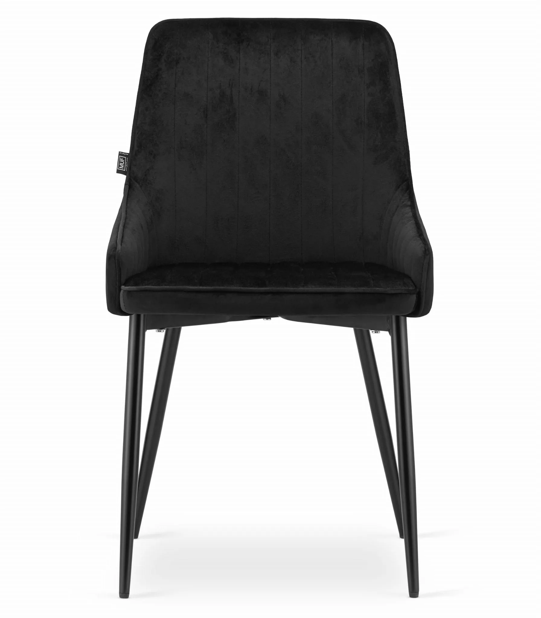 Krzesło MONZA aksamit czarny
