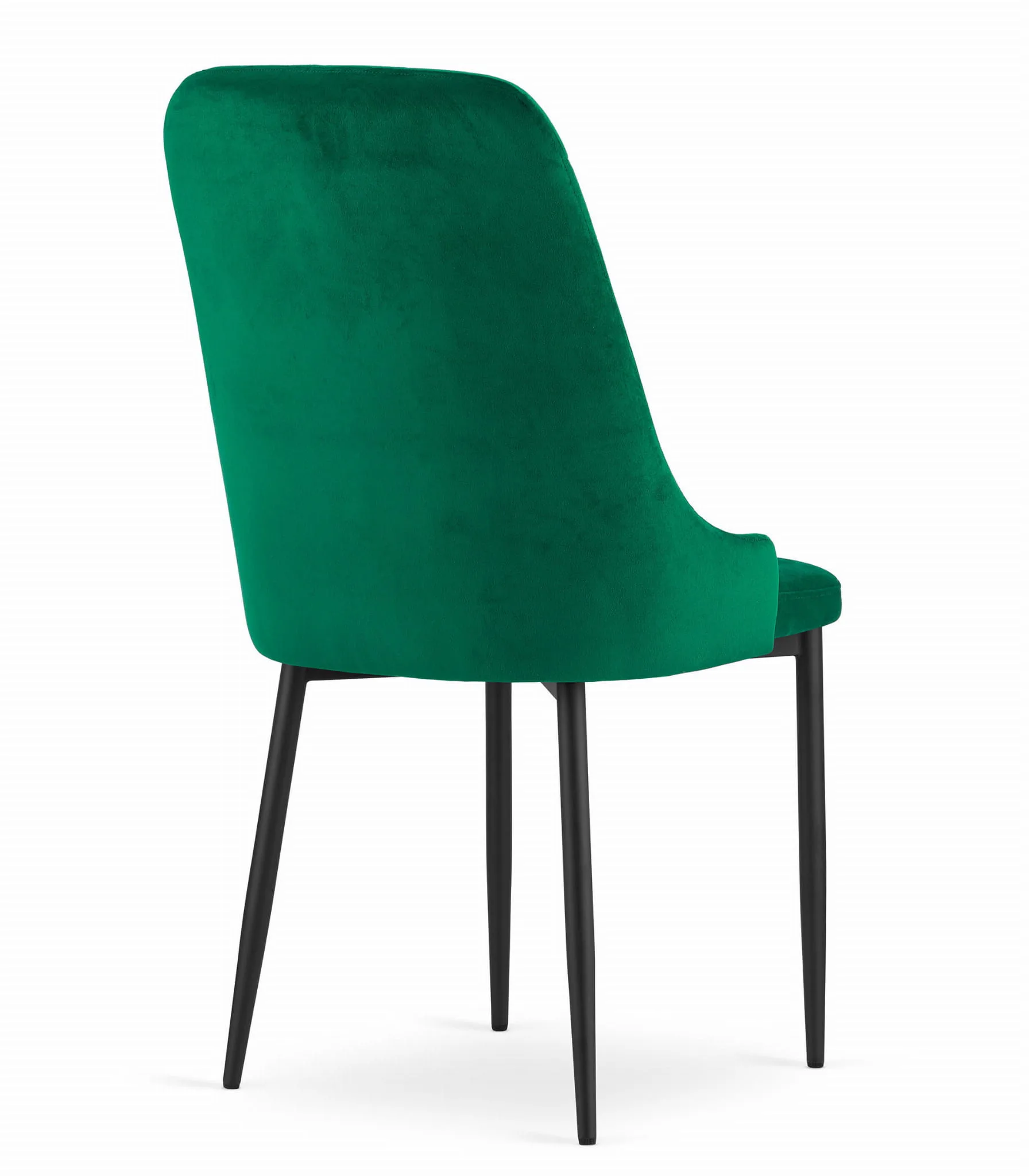 Krzesło CAPRI aksamit ciemna zieleń