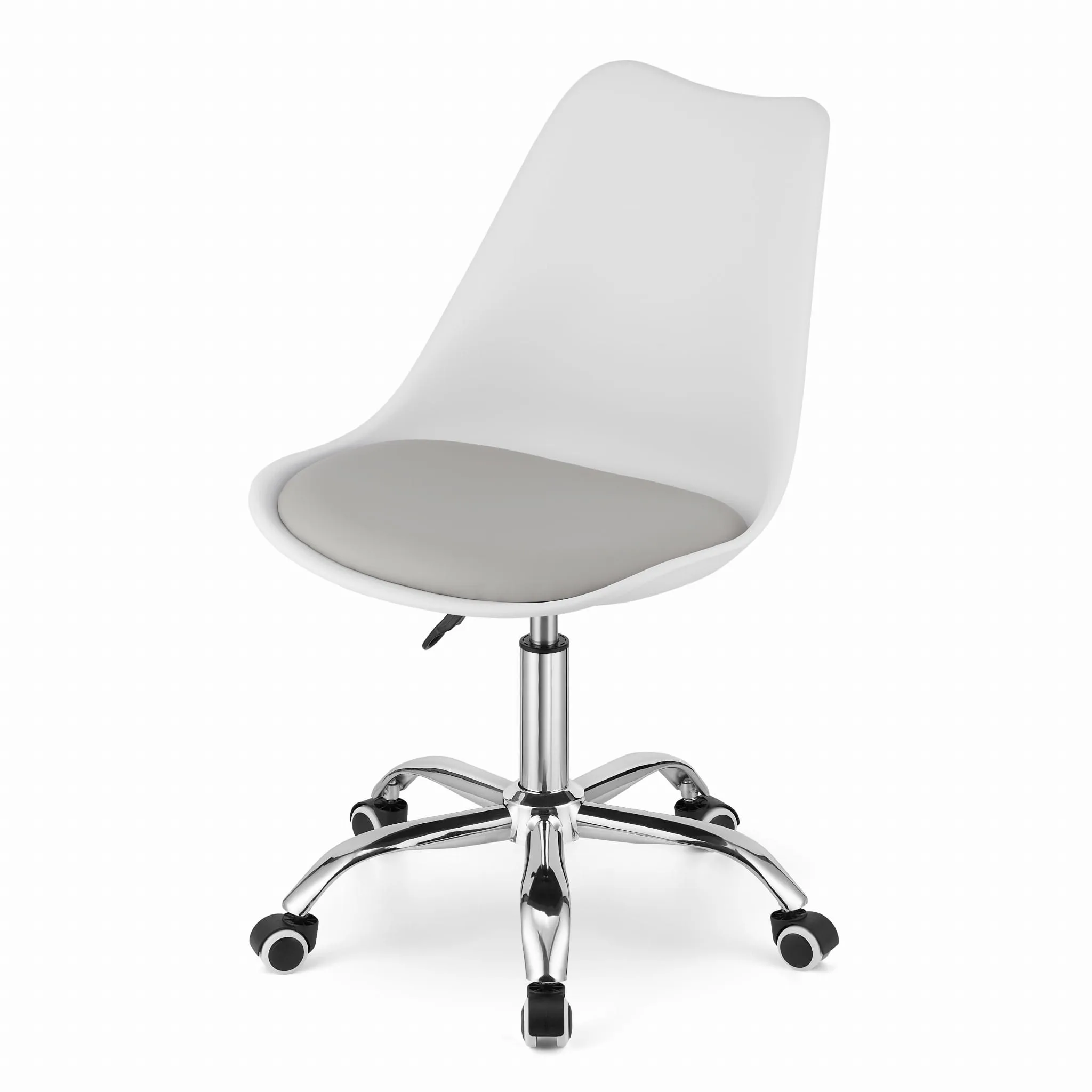 Krzesło obrotowe ALBA białoszare