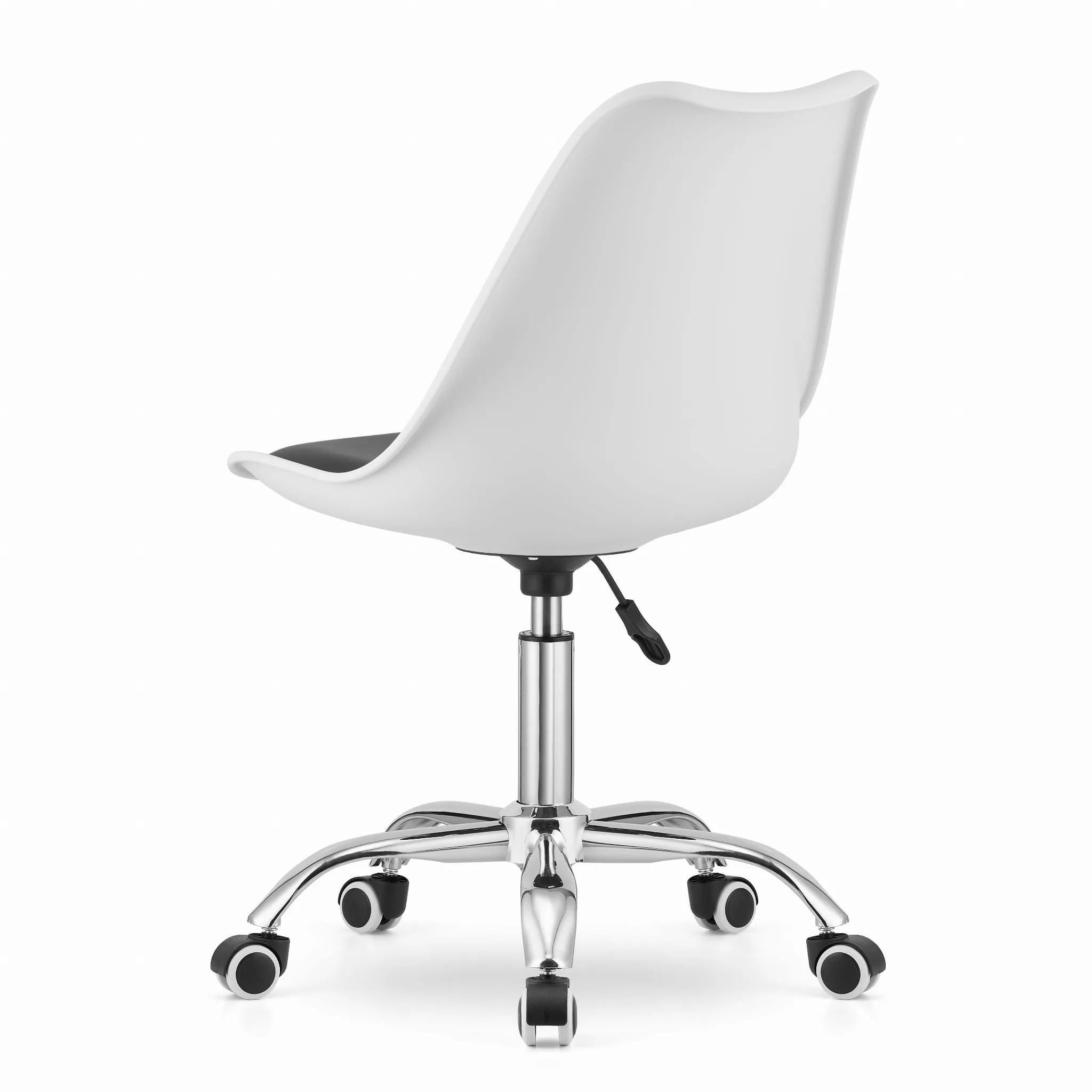 Krzesło obrotowe ALBA białoczarne